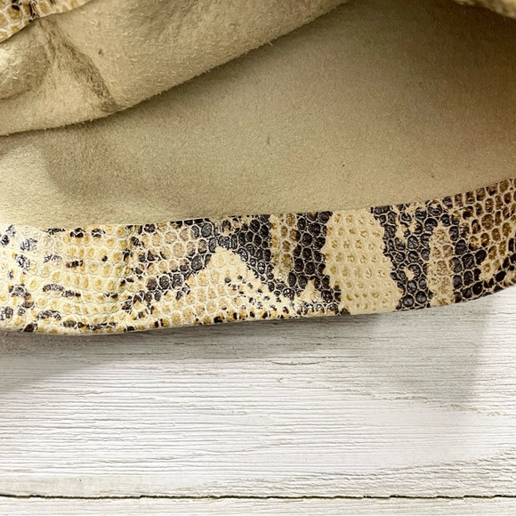 LANA FASHIONS Snakeskin Print Genuine Leather Pants - Picture 5 of 5